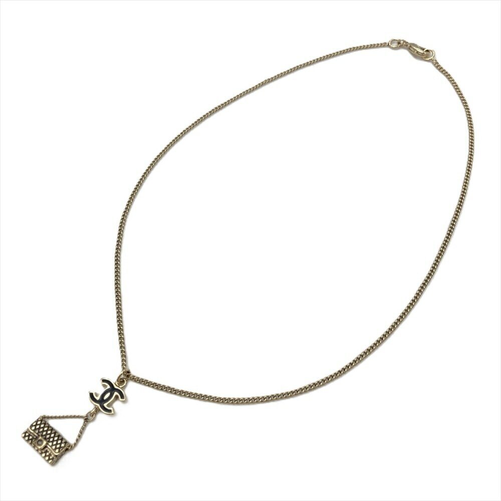 CHANEL Black Logo Necklace - Picture 3 of 4